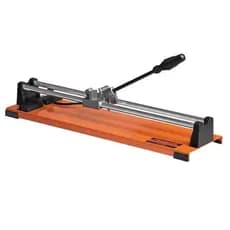 Cortador De Piso Manual Famastil 90cm Pisos E Azulejos Profissional Base Metálica Reforçada Trilhos Duplos