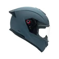 Capacete B12 Classic Cinza Dark com Preto/Fosco ~ Bieffe