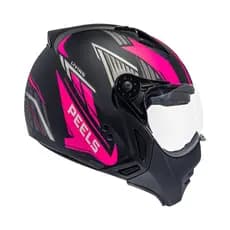 Capacete Moto Mirage Living Preto/Pink Fosco ~ Peels