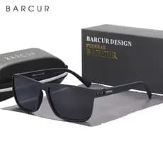 Óculos de Sol Barcur Polarizados TR90 – Design Leve e Proteção UV para Homens e Mulheres