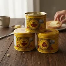 Manteiga Mineira Artesanal Real, Kit Com 3 Latas De 200g
