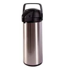Garrafa Térmica 1,9 Litros Aço Inox Café E Chimarrão Chá Luxo Cozinha Cor Prata