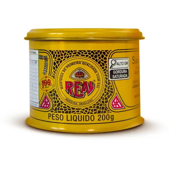 Manteiga Real Mineira 200g - Artesanal, Sem Corantes, Toque Especial