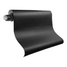 Plástico Adesivo Preto Fosco 10m x 45cm Envelopamento Móveis Parede Geladeira Lavável