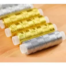 200 Linhas De Costura Coloridas De Ouro E Prata , Linha Brilhante Feita À Mão Pode Ser Usada Para Joias Decorativas DIY