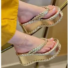 Sandalia Feminina Plataforma Salto Alto Moda Verão Confortavel 34 ao 39