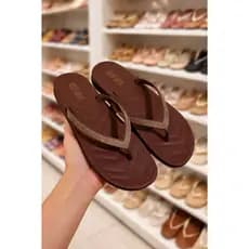 Chinelo Feminino Santa Lolla Strass Confortável Antiderrapante Luxo Casual Palmilha confort