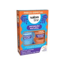 Shampoo e Creme Multifuncional Linha Definição Natural Salon Line®