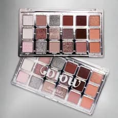 Paleta de Sombras Maquiagem Ruby Rose® 18 Cores Dear Diary Linha Blow Mix de Tons Suaves e Intensos