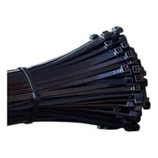 ABRAÇADEIRA EM NYLON PRETO 380X7,6MM PACOTE COM 100 UNIDADES