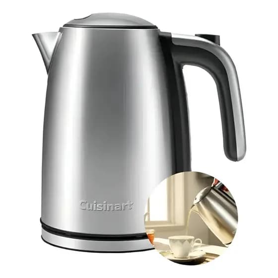 Chaleira Elétrica Térmica Inox 1,7l  Desliga Automaticamente Prateado Moderno Elegante Rápido