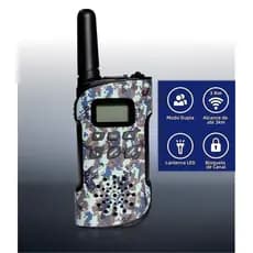 Kit 2 rádio Comunicador Camuflados Walkie Talkie Infantil com 26 Canais Alcance de 3 Km com Lanterna para famílias