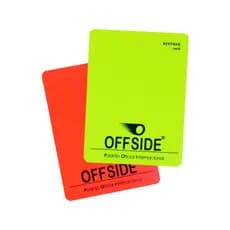 Cartão De Arbitro Futebol De Campo Offside