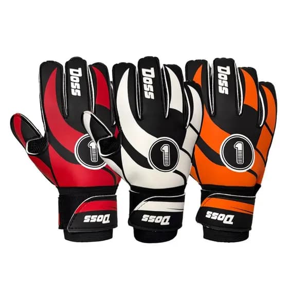 Luva de Goleiro Futebol Campo e Society Original Infantil Juvenil Profissional Treino e Jogo Latex Nacional Doss Tiger