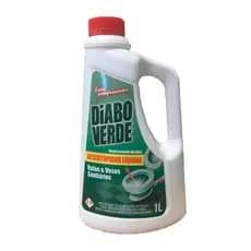 Desentupidor Líquido Diabo Verde 1L – Para Ralos e Vasos Sanitários