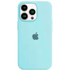Capinha iPhone 14 Pro Max Azul Claro | Silicone Soft Touch Fosca + Proteção Reforçada