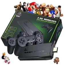 Console Game Stick Retrô 4K – 64GB + 2 Controles Sem Fio