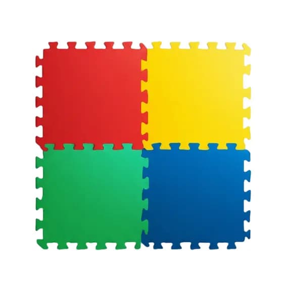 Tatame De Eva 50x50x10mm Academia Yoga Luta Infantil 4 Unidade