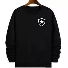 Blusa Moletom careca botafogo Futebol flanelado inverno