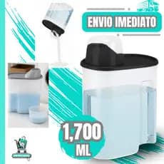 Porta Sabão em Pó Hemético Com Tampa Dosadora e Dosador