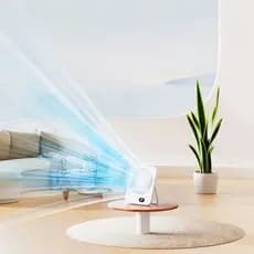 Ventilador USB de Mesa para Casa Escritório Camping ao Ar Livre Ventilador Portátil  com Display Digital