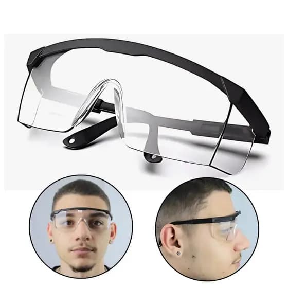 Óculos Quadrados Transparente com Design Moderno