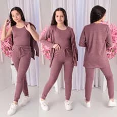 Conjunto Lancinha infantil 3 peças (6 ao 14 )tendência inverno
