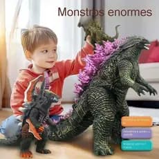 2026 novo Ultraman monstro brinquedo de borracha macia Godzilla fantoche model brinquedos de menino