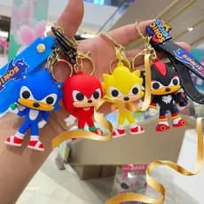 2026novo Chaveiro Sonic Boneca Pingente Desenho Animado anime