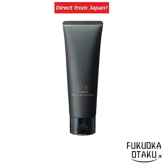 Sabonete Facial ONE BY KOSE Pore Clear Scrub Wash 130g Limpeza de Poros e Cravos【Direto do Japão】