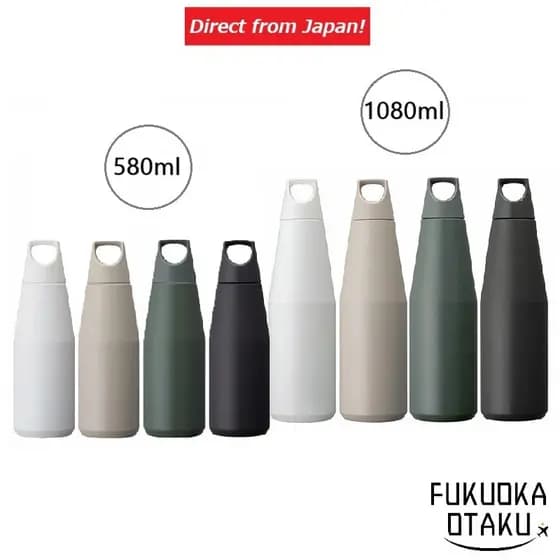 Garrafa térmica KINTO Trail Tumbler 580ml/1080ml Inox 4 cores Térmica quente/fria【Direto do Japão】