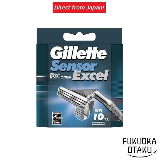 Gillette Sensor Excel Cartuchos de Reposição SEL10B Para Barbeador【Direto do Japão】
