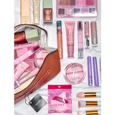 Kit Ruby Rose Estojo Necessaire Até 25 Itens Maquiagem Profissional Presente Meikê | Base Rimel