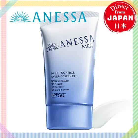 SHISEIDO ANESSA Multi Control UV Gel SPF50+ PA++++ Protetor Solar Facial Primer Efeito Clareador Hidratante À Prova d’água Japão