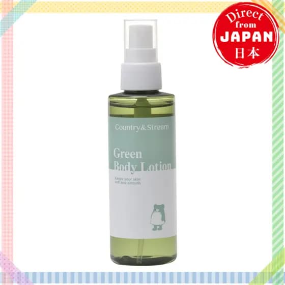 Country & Stream Green Body Lotion N Spray Acne Costas Body Mist Oil-Free Refrescante Japão