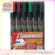 GSI Creos Gundam Marker Set para Gunpla Pintura Zeon Metallic Panel Line