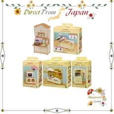 Conjunto Selecionável De Móveis De Cozinha EPOCH Sylvanian Families Para Casa De Bonecas , Direto Do Japão