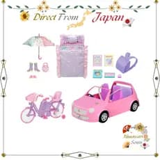 Takara Tomy Licca LG 03 08 09 LF 04 05 Bolsa Escolar Futon Para Dias Chuvosos Bicicleta Carro À Prova De Água Direto Do Japão