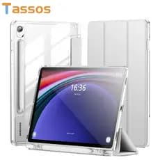 Capa Para Samsung Galaxy Tab S10 FE/S9 5G 10.9”/S9 11 Com Suporte Caneta , Protetora Fina Desperta