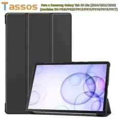 Capa Tripla Galaxy Tab S6 Lite 10.4" (2020-2024) Suporte Caneta S-Pen, para P610/P615/P619/P613/P620