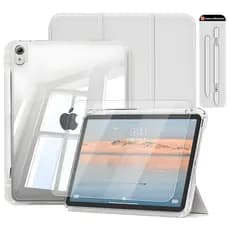 Kit 3 Em 1 Capa Transparente Proteção Para iPad7/8/9/10/11(A16)/Pro 11", Air 4/5/M2/ M3 Com Stylus