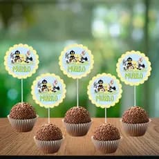 Topper de Docinho Baby Looney Tunes - Topper de Docinho personalizado Baby Looney Tunes