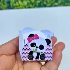 Forminha pra Doces Panda personalizada - Forminha de Docinhos Panda