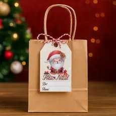 Tag para Lembrancinhas de Natal - Tag Etiquetas Decoração de Natal-  Tag de Natal