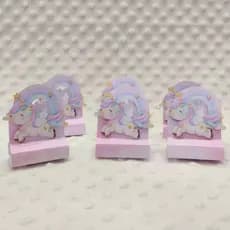 Porta Bis Duplo Unicórnio - Lembrancinha porta bis duplo unicórnio