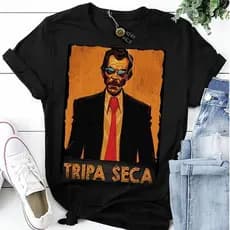 Camiseta Tripa Seca  seu Madruga do Chapolin font t-shirt
