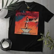 Camiseta Massacration Gates of Metal Fried Chicken of Death top ! font