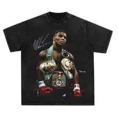 Camiseta Camisa Blusa Unissex Algodão boxe King  vintage Mike Tyson ! font t-shirt