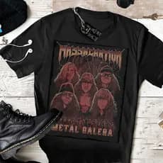 Camiseta Massacration Metal Galera camisa   blusa anime top ! font t-shirt