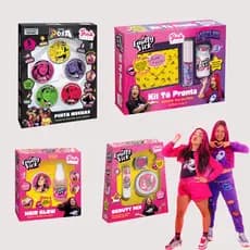 Kit Maquiagem ou Unha ou Cabelo Infantil Emily Vicky Katlen Dos Rosa Youtubers